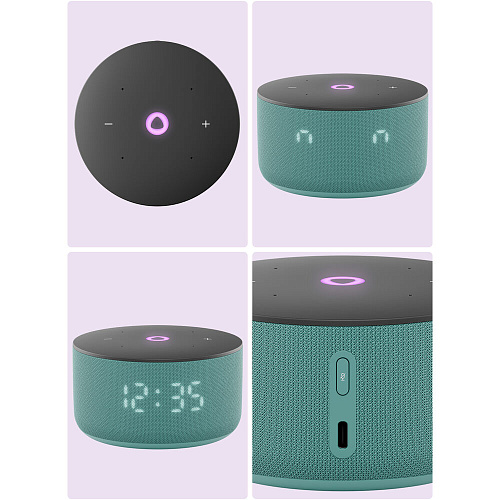 Умная колонка Яндекс Станция Мини 3 с голосовым помощником Алиса на YaGPT Turquoise
