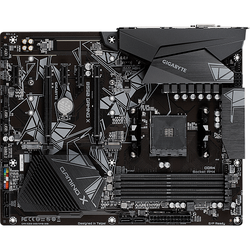 Материнская плата Gigabyte B550 Gaming X B550 Socket AM4 4xDDR4, 4xSATA3, RAID, 2xM.2, 2xPCI-E16x, 4xUSB3.2, DVI-D, HDMI, Glan, ATX УЦЕНКА