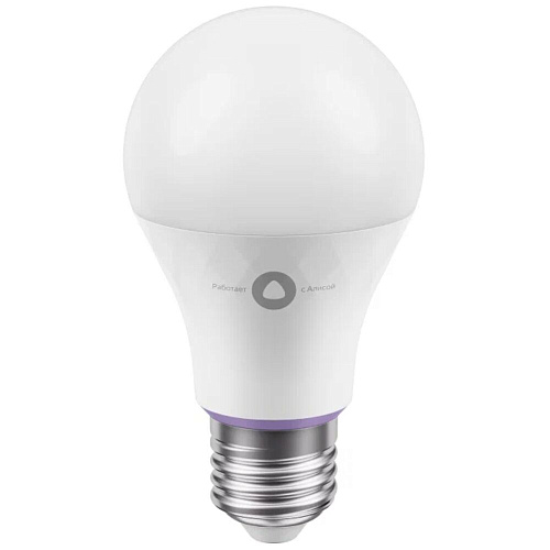 Умная лампочка Яндекс YNDX-00501 White, E27, Wi-Fi, 8Вт