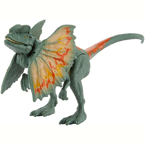 Mattel Jurassic World® Базовая фигрука динозавра GCR54/GNJ21 Dilophosaurus