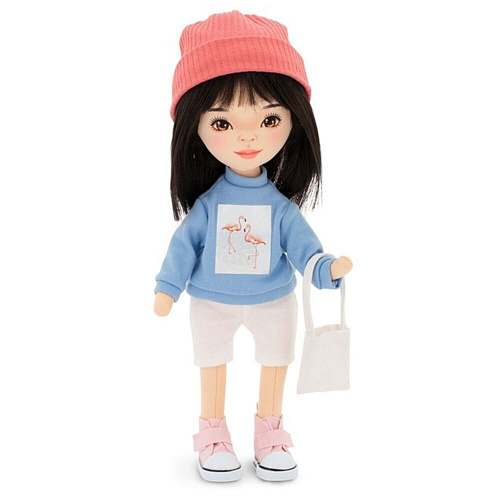 Кукла ORANGE TOYS Sweet Sisters Lilu в голубой толстовке. Спортивный стиль 32 см