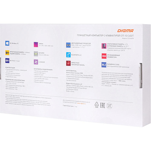 Планшет Digma CITI 10 C402T черный