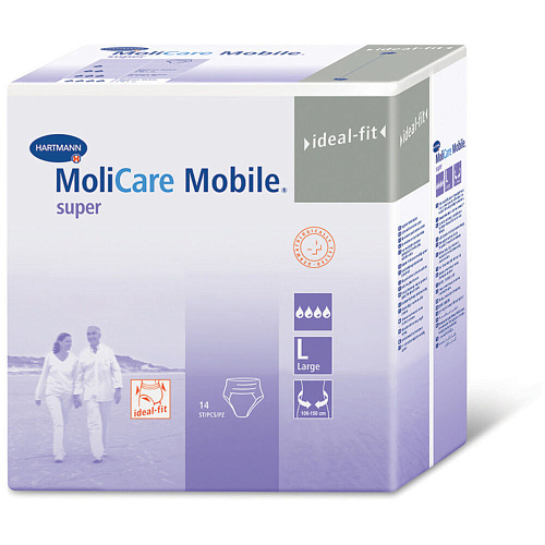 Трусы впитывающие Hartmann MoliCare Mobile super, L (14 шт.)
