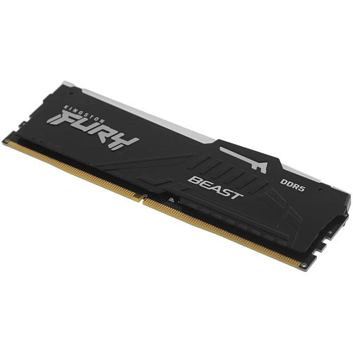 Модуль памяти DIMM 16Gb DDR5 PC48000 6000MHz Kingston Fury Beast RGB Black EXPO (KF560C30BBEA-16)