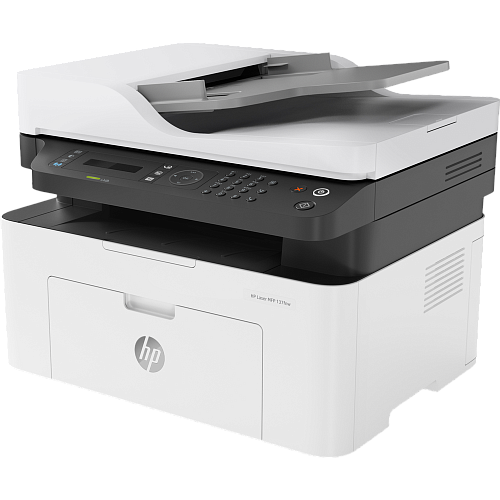 МФУ HP Laser MFP 137fnw 4ZB84A ч/б А4 20ppm c автоподатчиком LAN WiFi