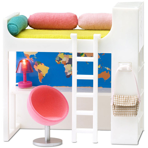 Кукольная мебель Lundby Смоланд Детская кровать-чердак LB_60208400
