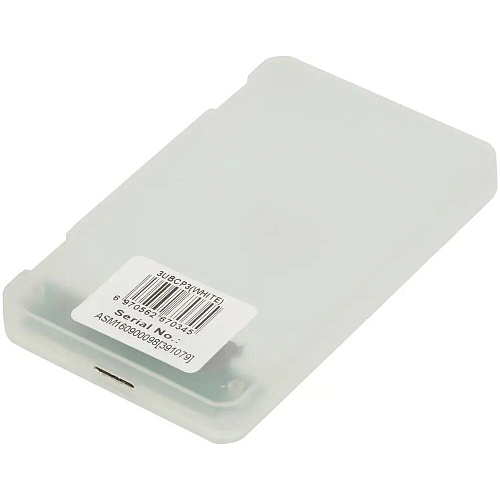 Корпус 2.5" AgeStar 3UBCP3 SATA, USB3.0 White