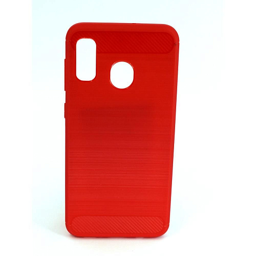 Чехол для Samsung Galaxy A30 (2019) SM-A305\A20 (2019) SM-A205 Zibelino Cover Back Elegant красный