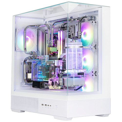Корпус ATX Miditower Zalman P40 Prism Plus White УЦЕНКА