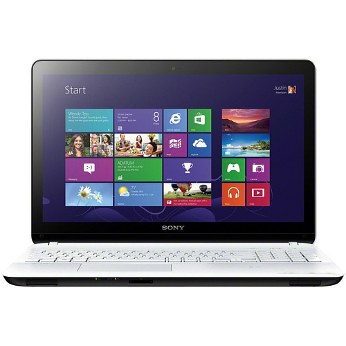 Ноутбук Sony Vaio SVF1521E1RW P987/4Gb/500Gb/DVD/HD Graphics/BT/cam/15.5"/Win8 белый