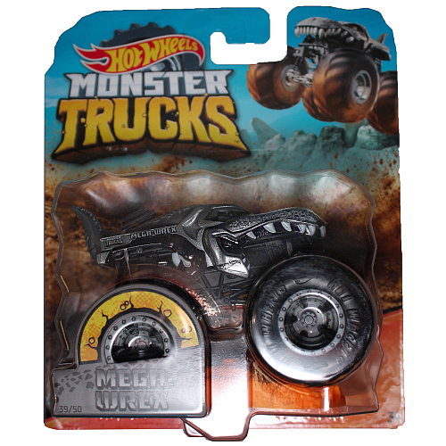 Mattel Hot Wheels Базовый Монстр трак 1:64 FYJ44/GJF20 Mega Wrex 39/50