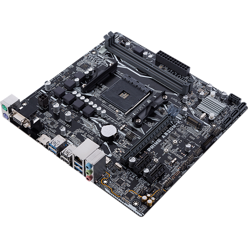 Материнская плата ASUS Prime A320M-K A320 Socket AM4 2xDDR4, 4xSATA3, RAID, 1xM.2, 1xPCI-E16x, 4xUSB3.0, VGA, HDMI, Glan, mATX