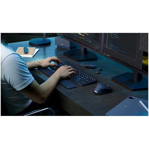 Клавиатура беспроводная Logitech MX Keys S Wireless Keyboard Graphite
