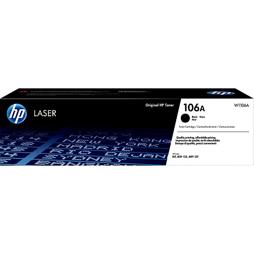 Картридж HP W1106A №106 Black для HP 107a/107w (1000стр)