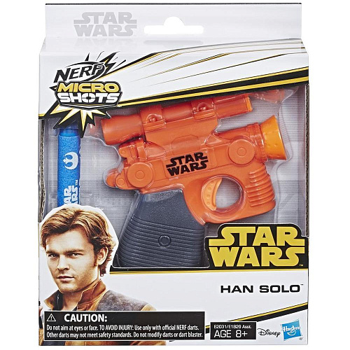 Бластер Hasbro Nerf Star Wars Микрошот E1829 Han Solo