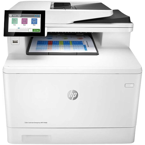 МФУ HP Color LaserJet Enterprise M480f 3QA55A цветное А4 с дуплексом, автоподатчиком и LAN УЦЕНКА