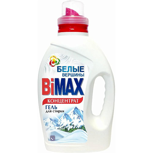 BiMax Жидкое средство для стирки Белые вершины, 1,3 л.