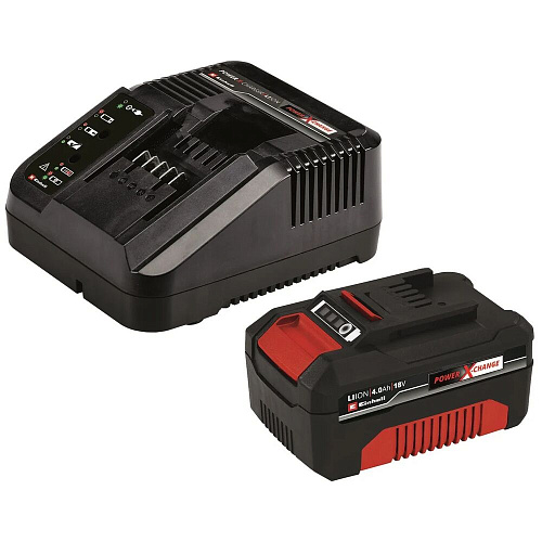 Аккумуляторная газонокосилка Einhell PXC GE-CM 18/33 Li,18В,BL,1х4.0Ач,25-65мм,30л 3413260