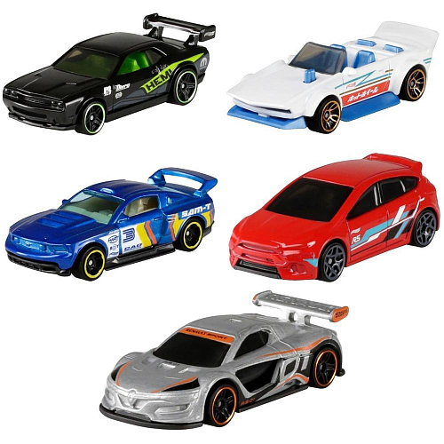 Mattel Hot Wheels 1806/GHP58 Подарочный набор из 5 машинок (Nightburnerz)