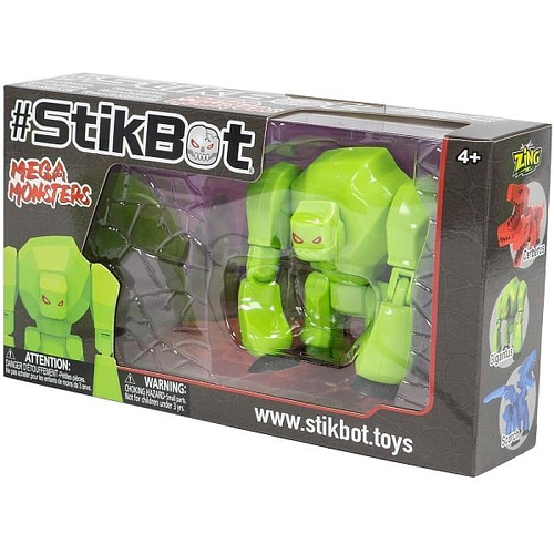 Zing Stikbot Мегамонстр TST627 (зеленый монстр)