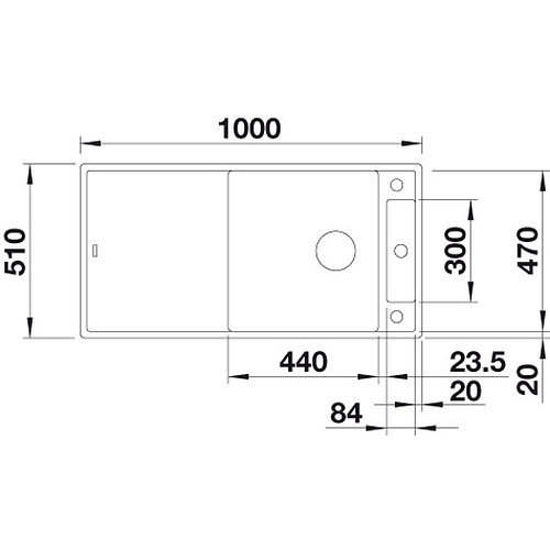 Кухонная мойка Blanco AXIA III XL 6 S алюметаллик 523502