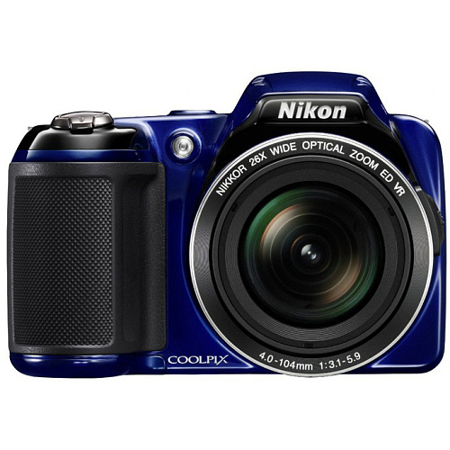 Компактная фотокамера Nikon Coolpix L810 Blue  (16Mpx, 26x zoom, 3"LCD, SD/SDHC)