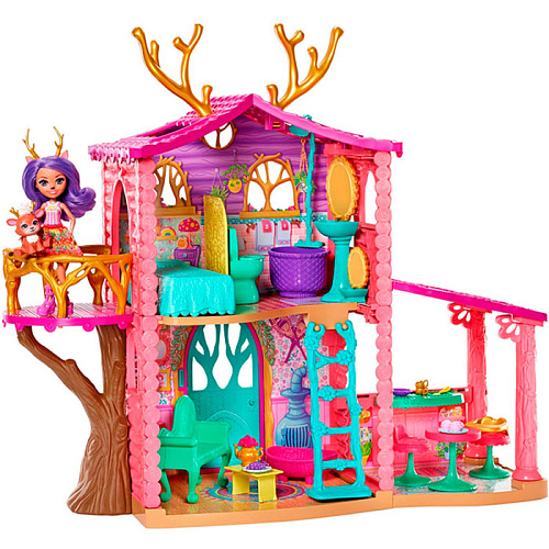 Enchantimals Mattel Домик Данессы Оленни FRH50