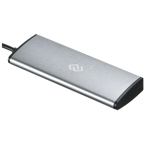 4-port Type-C Hub Digma HUB-4U2.0-UC-DS серебристый