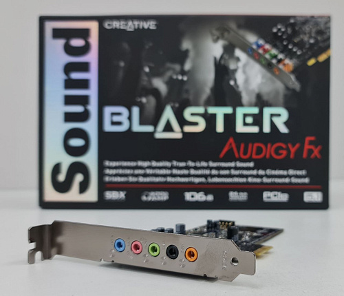 Звуковая карта Creative SB Audigy FX (SB1570) PCI-E УЦЕНКА