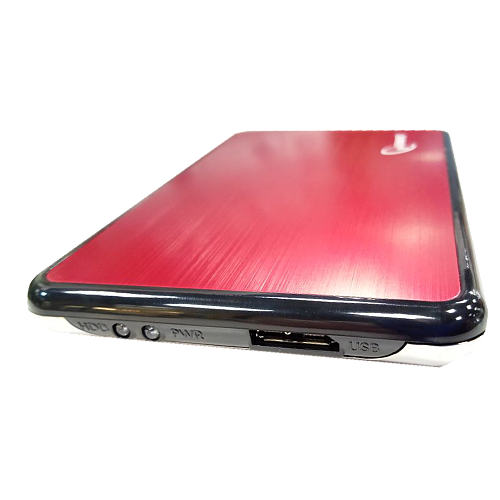 Корпус 2.5" Gembird EE2-U3S-61, SATA-USB3.0 Metal Red