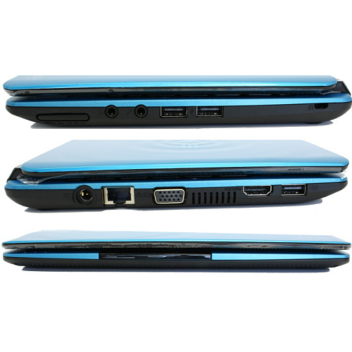 Нетбук Acer Aspire One AOD270-268bb Atom N2600/2Gb/500Gb/GMA 3600/10.1"/WF/Cam/6cell/W7ST/Blue
