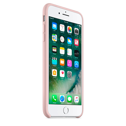 Чехол для Apple iPhone 7 Plus Silicone Case Pink Sand  