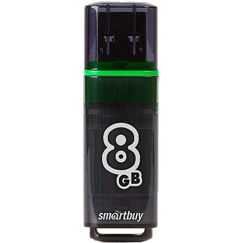 USB Flash накопитель 8GB Smartbuy Glossy series (SB8GBGS-DG) USB 3.0 серый