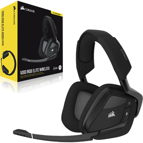 Гарнитура Corsair VOID RGB Elite Wireless Premium Gaming Headset Carbon