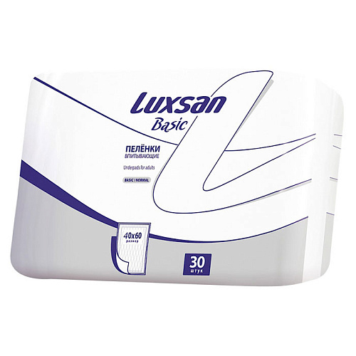 Детские одноразовые пеленки Luхsan Basic/Normal 40х60 (30шт)