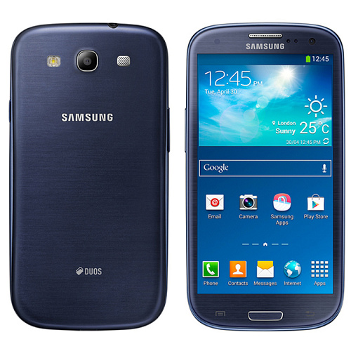 Смартфон Samsung Galaxy S3 Duos GT-I9300I Metallic Blue