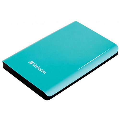Внешний жесткий диск 2.5" 500Gb Verbatim 53171 USB3.0 5400rpm Store'n'Go бирюзовый