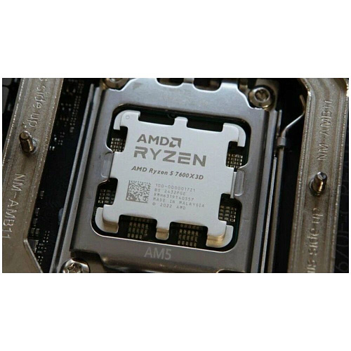 Процессор AMD Ryzen 5 7600X3D, 4.1ГГц, (Turbo 4.7ГГц), 6-ядерный, L3 96МБ, Сокет AM5, OEM
