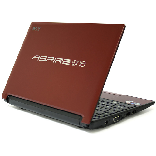 Нетбук Acer Aspire One D AOD255-2DQrr Atom-N450/1Gb/250Gb/W7ST 32 + Android/10"/Cam/red (LU.SDQ0D.056)