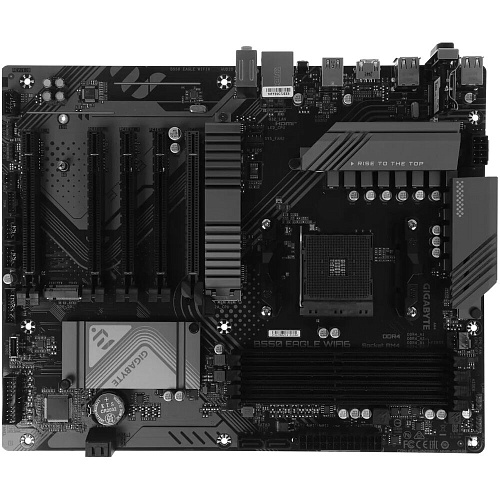 Материнская плата Gigabyte B550 Eagle WIFI6 Socket-AM4 AMD B550 4xDDR4, 4xSATA3, RAID, 2xM.2, 5xPCI-E16x, 3xUSB 3.2, 1xUSB3.2 Type C, HDMI, Wi-Fi, Glan, ATX Ret