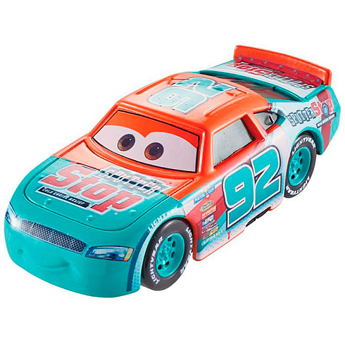 Mattel Cars W1938 Базовая машинка Номер #92 (Мюррей Клатчберн)