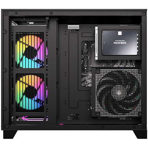Корпус MicroATX Minitower Formula Crystal Z9ML Floe Black УЦЕНКА