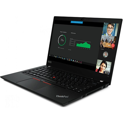 Ноутбук Lenovo ThinkPad T14 Gen 1 Core i7 10510U/16Gb/512Gb SSD/NV MX330 2Gb/14" FullHD/DOS Black