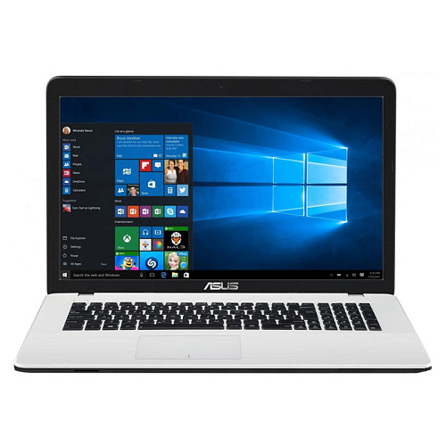 Ноутбук Asus X751SA-TY166T Intel N3710/4Gb/500Gb/17.3" HD+/DVD/Win10 White