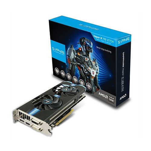 Видеокарта Sapphire 2048Mb R9 270X Vapor-X Boost & OC 11217-00-40G 2xDVI, DP, HDMI Full Ret